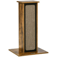 Wooden/ Elegant - Double Sided Scratch Post